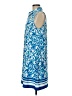 Unbranded Print Blue Casual Dress Size M (estimated) - photo 5