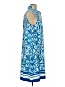 Unbranded Print Blue Casual Dress Size M (estimated) - photo 4