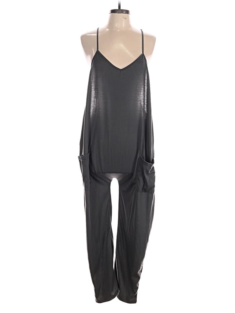 Pre-owned Unbranded Jumpsuit In Gray