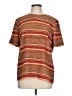 Leslie Fay 100% Polyester Brown Short Sleeve Top Size 12 - photo 1