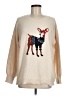 Ann Taylor LOFT Print Tan Pullover Sweater Size M - photo 1