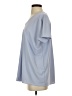 Uniqlo 100% Polyester Blue Short Sleeve Blouse Size XXS - photo 5