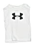 Under Armour White Sleeveless T-Shirt Size 6-9 mo - photo 1