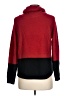 It's Our Time 100% Acrylic Color Block Red Turtleneck Sweater Size L - photo 2