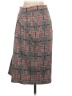 MANUEL RITZ Plaid Gray Formal Skirt Size EU (IT) 40 / US 4 - photo 2