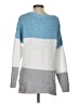 Unbranded 100% Polyester Color Block Blue Pullover Sweater Size S - photo 2