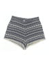 Dani Collection Chevron-herringbone Blue Shorts Size L - photo 1