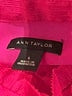 Ann Taylor 100% Polyester Solid Pink Long Sleeve Blouse Size L - photo 7