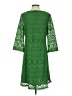 Chico's 100% Polyester Green Casual Dress Size XS (00) - photo 2