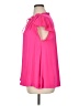 Lane Bryant 100% Polyester Pink Short Sleeve Blouse Size 14 - 16 Plus - photo 5