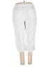 Per Se Solid White Linen Pants Size 22 - photo 2