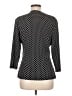 Long Elegant Legs Black Long Sleeve Blouse Size L - photo 2