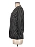 Long Elegant Legs Black Long Sleeve Blouse Size L - photo 5