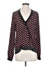 Zara Print Black Long Sleeve Blouse Size S - photo 1