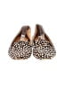 J.Crew 100% Leather Animal Print Brown Flats Size 9 - photo 2