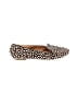 J.Crew 100% Leather Animal Print Brown Flats Size 9 - photo 1
