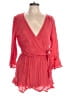 Timing 100% Rayon Red Romper Size L - photo 1
