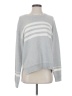 One Grey Day Stripes Gray Pullover Sweater Size S - photo 1