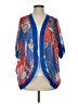 Venus 100% Polyester Blue Kimono Size S - photo 1