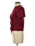 Shein Burgundy Short Sleeve Top Size 2 - photo 5