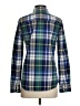 J.Crew 100% Cotton Plaid Green Long Sleeve Button-Down Shirt Size 2 - photo 2