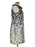 Taylor Graphic Silver Cocktail Dress Size 10 - photo 4