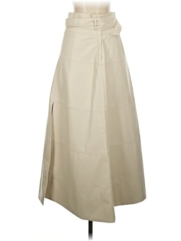 Tanya Taylor Faux Leather Skirt (view 1)