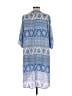 Assorted Brands 100% Polyester Blue Kimono Size M - photo 2