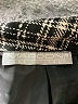 Marconi Plaid Black Wool Skirt Size 6 - photo 4