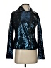 Colleen Lopez Metallic Blue Jacket Size S - photo 1