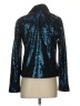 Colleen Lopez Metallic Blue Jacket Size S - photo 2