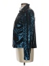 Colleen Lopez Metallic Blue Jacket Size S - photo 5