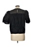 FRAME 100% Cotton Black Short Sleeve Blouse Size L - photo 2