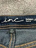 Inc Denim Solid Blue Jeans Size 14 short - photo 7
