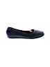 fs/ny 100% Leather Blue Flats Size 10 - photo 1