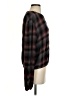 Bella Dahl Plaid Brown Pullover Sweater Size S - photo 4