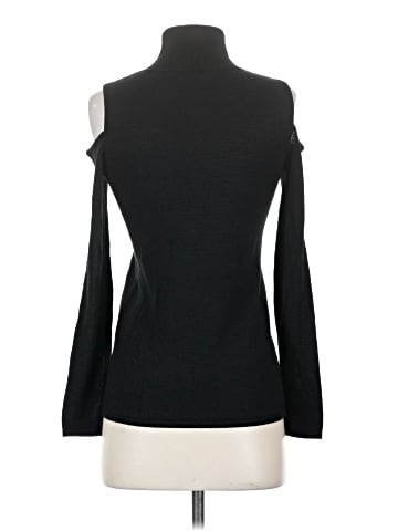 Vertical Design Turtleneck Sweater (view 2)