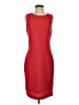Calvin Klein Solid Red Cocktail Dress Size 4 - photo 1