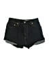 Levi's Black Denim Shorts Size 24 waist - photo 1