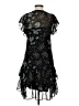 Max Studio 100% Polyester Floral Black Casual Dress Size S - photo 2