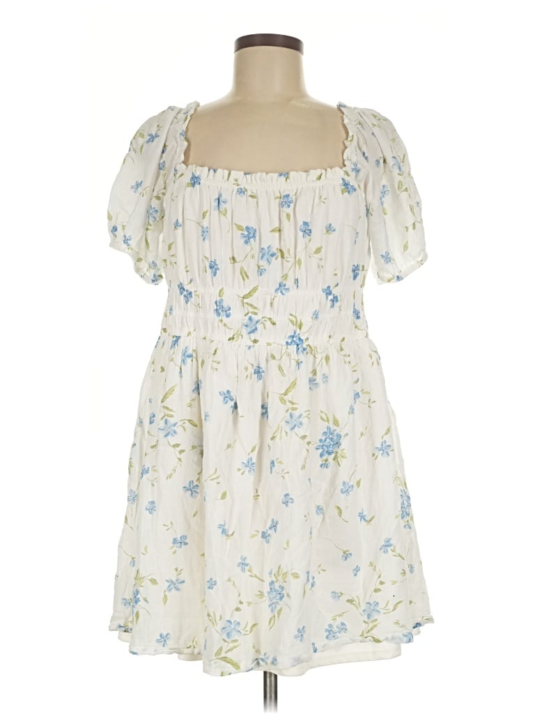 Pre-owned Bp. Casual Dress In White