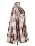 Lucky Brand Plaid Ivory Coat Size M - photo 4