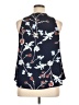 Lush 100% Polyester Blue Sleeveless Blouse Size XL - photo 2