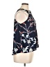 Lush 100% Polyester Blue Sleeveless Blouse Size XL - photo 4
