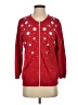 Cathy Daniels 100% Cotton Red Cardigan Size S - photo 1