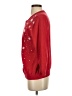 Cathy Daniels 100% Cotton Red Cardigan Size S - photo 5