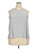 Active by Old Navy Silver Sleeveless T-Shirt Size XXL - photo 1