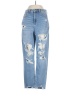 American Eagle Outfitters Hearts Blue Jeans Size 2R - photo 1
