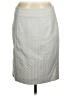 Downeast Chevron-herringbone Silver Formal Skirt Size 8 - photo 1