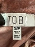 TOBI Metallic Burgundy Casual Skirt Size S - photo 4